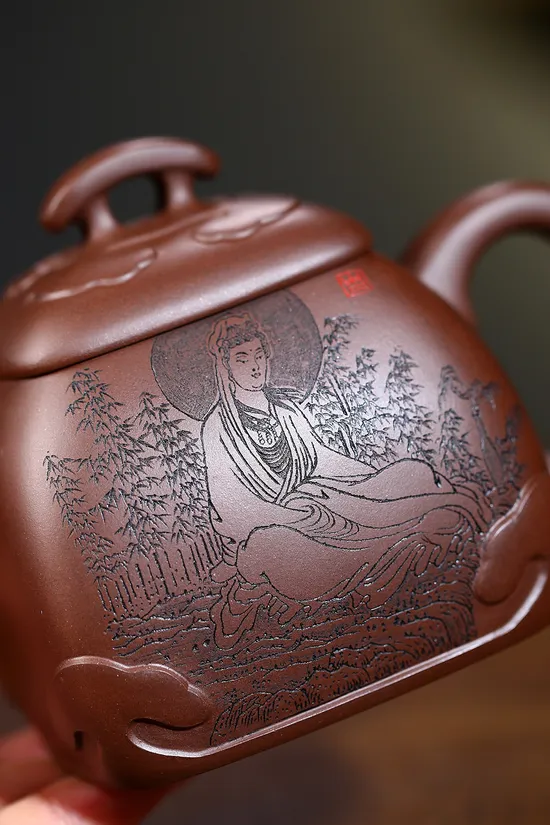 Yixing Zisha Teapot: Rare Yangzhi Clay, 60cc Collectible Artistry 5