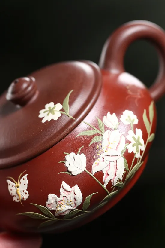 Yixing Purple Clay Teapot | Handcrafted Ming Lu Teapot | Artisan Ceramics 2
