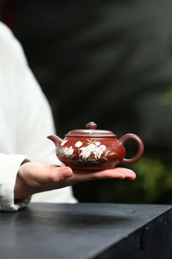 Yixing Purple Clay Teapot | Handcrafted Ming Lu Teapot | Artisan Ceramics 5