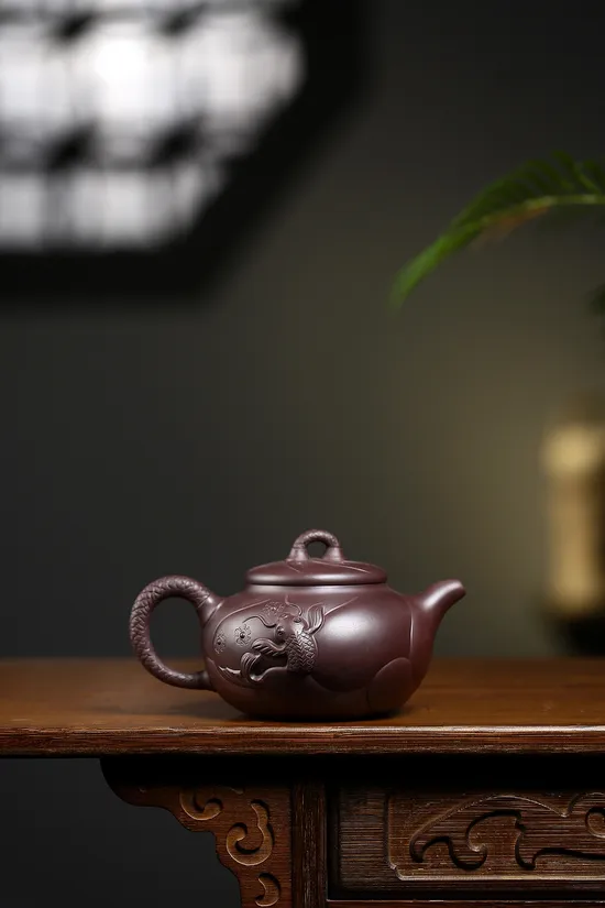 Zisha Teapots: Fish Turning into a Dragon | baimu zisha clay 6