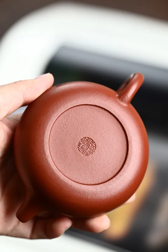 Zisha Teapots: premium wrinkled Zhu Ni | 9-hole spout design 8