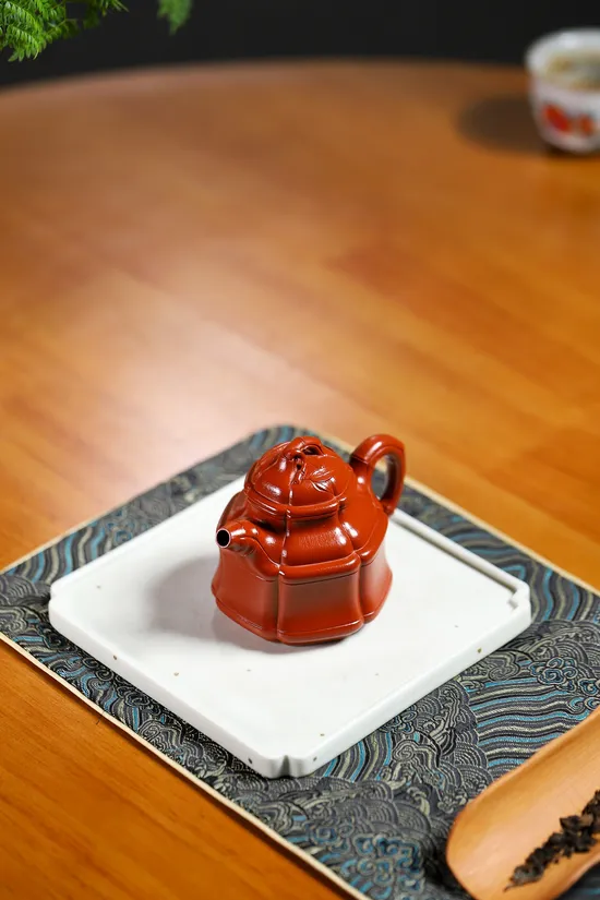Zisha Teapots: Yang Junbao | Jingzhou aged vermilion clay | 2400 CNY 6
