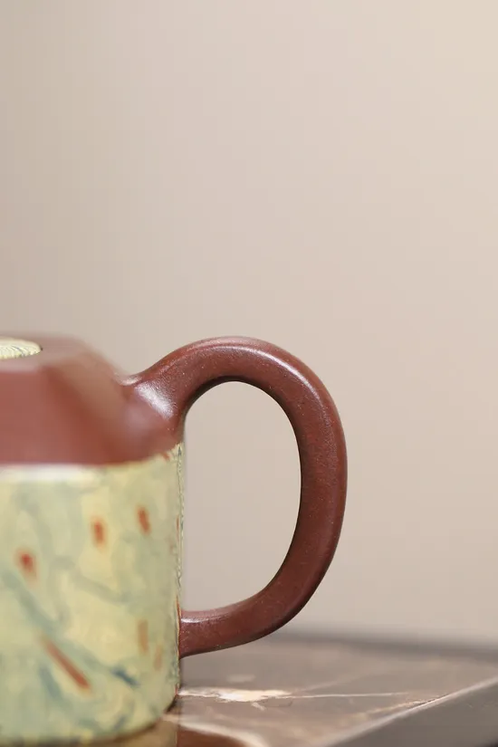 Yixing Clay Teapot Masterpiece: Square Pixiu Design, Handcrafted Artistry 6