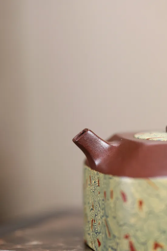 Yixing Clay Teapot Masterpiece: Square Pixiu Design, Handcrafted Artistry 9