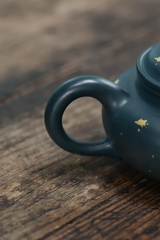 Zisha Teapots: Republican Era Green Clay | 50cc 3