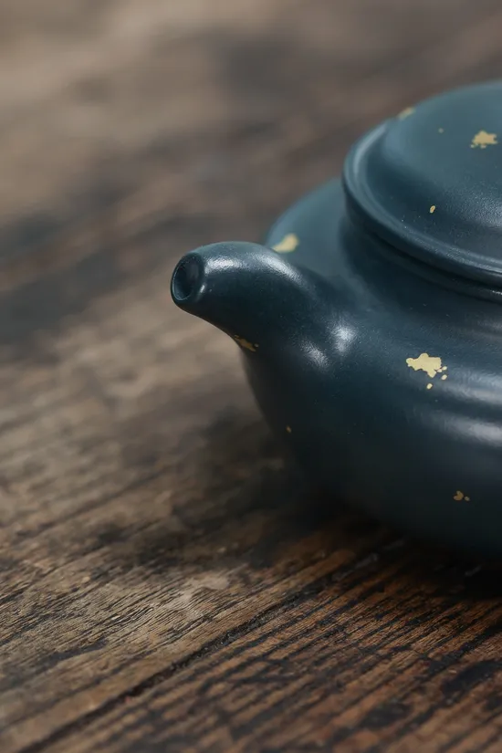 Zisha Teapots: Republican Era Green Clay | 50cc 4