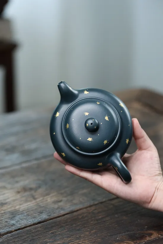 Zisha Teapots: Republican Era Green Clay | 50cc 6