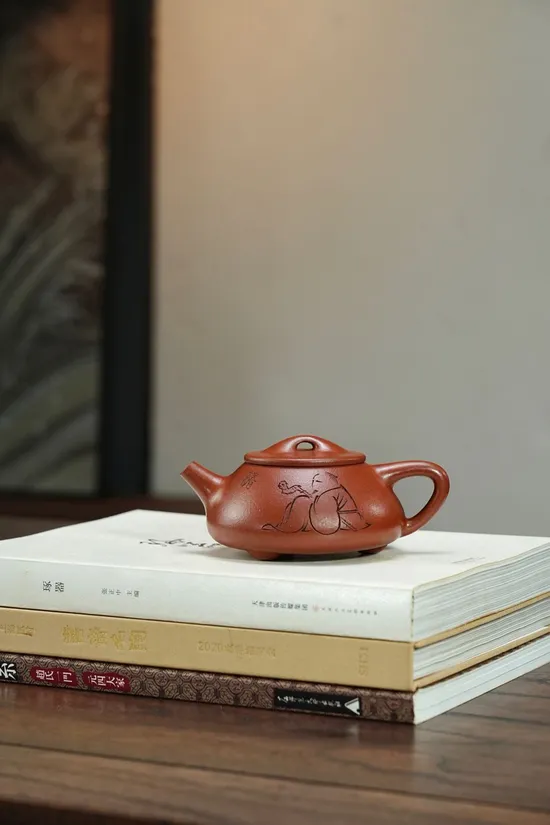 Zisha Teapots: Jiangpo clay | Full Ladle design | 280cc capacity 5