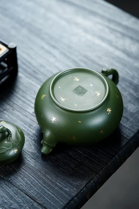 Premium Handcrafted Yixing Zisha Teapot | Artisan Bamboo Design 4