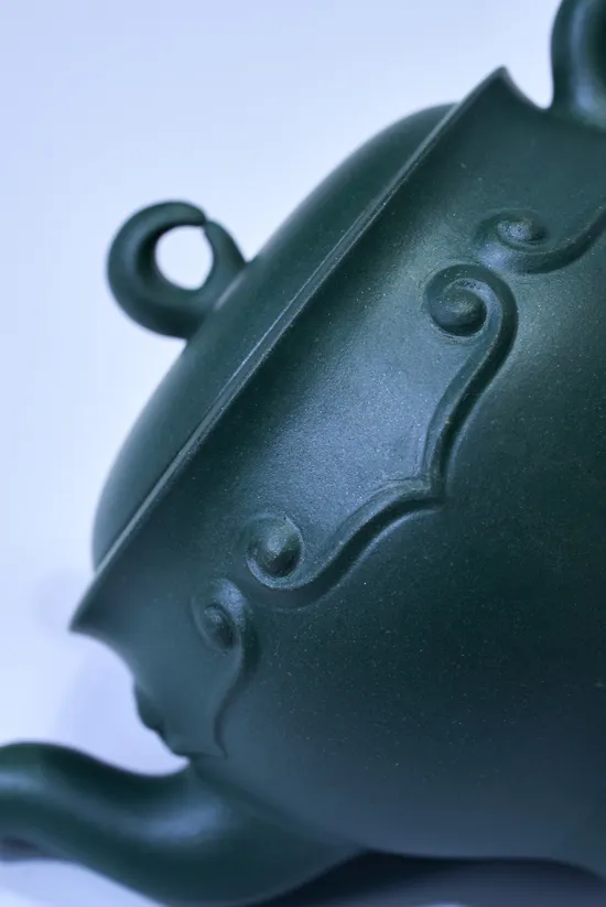 Yixing Zisha Teapot | Handcrafted Sumatran Blue Clay Artisan Pottery 6