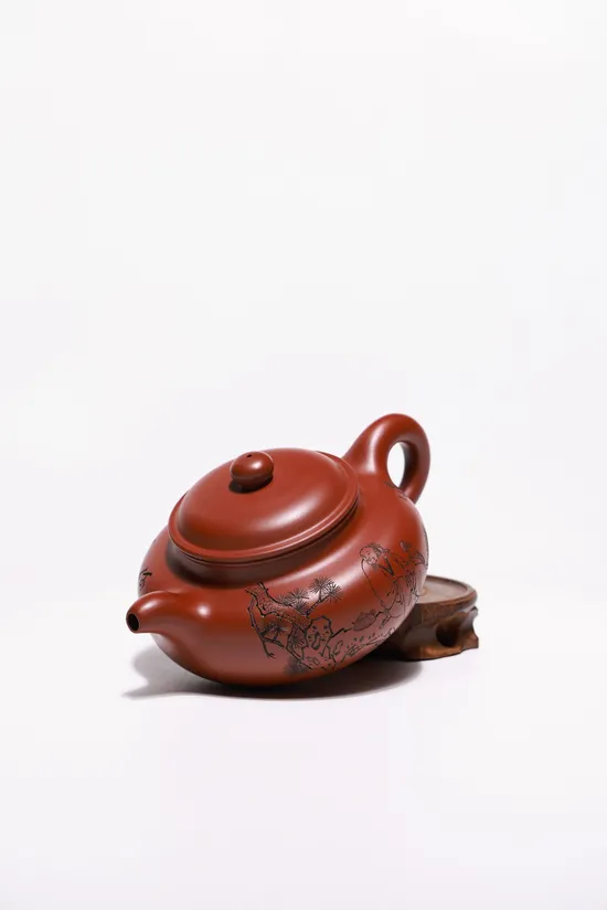 Yixing Zisha Teapot - Handcrafted Purple Clay Teapot Collection 4