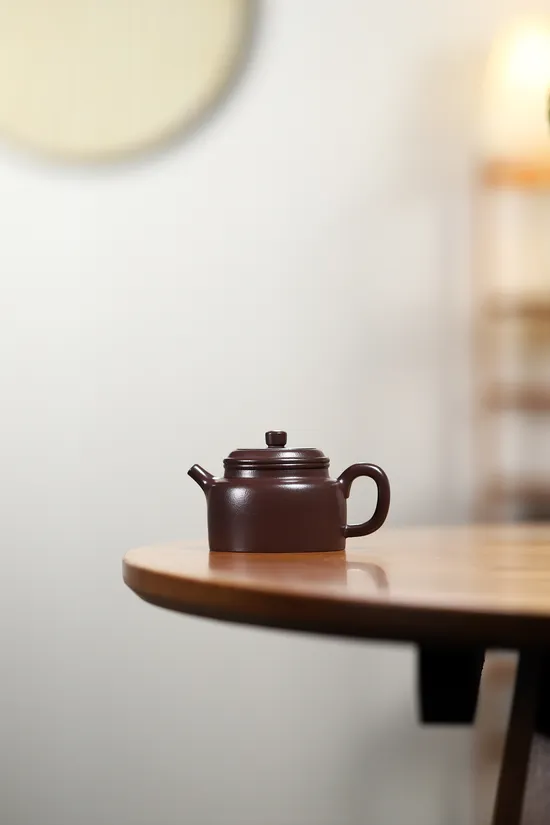 Zisha Teapots: hundred-eye old purple clay | classic Dezhong shape 2