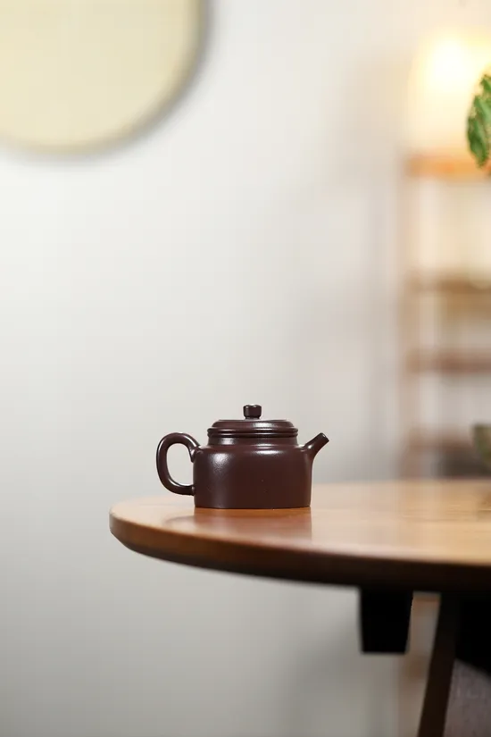 Zisha Teapots: hundred-eye old purple clay | classic Dezhong shape 5