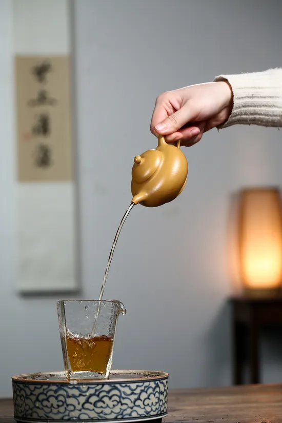 Zisha Teapots: Master Yang Peng | Fully Handmade Huaying 120cc Early Golden Zhu Ni 2