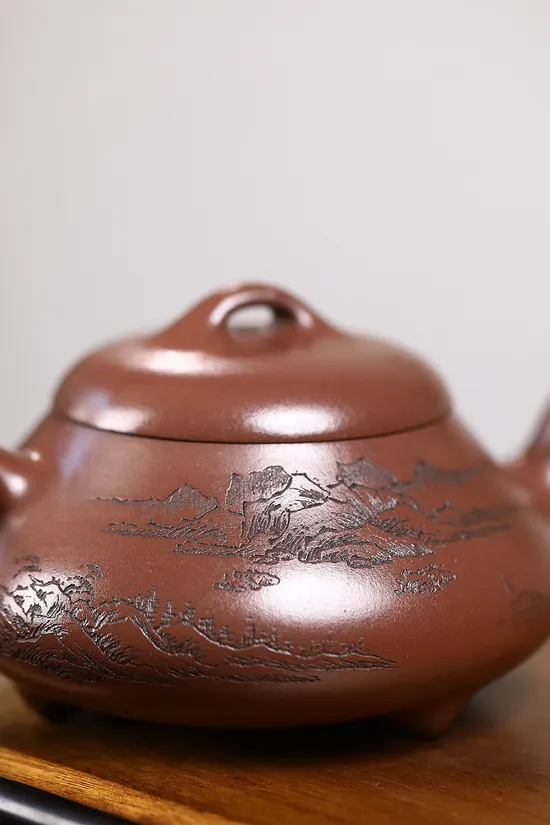 Zisha Teapots: Hantang Stone Ladle | Bao Yuhua | Wenge-era Zini clay 2