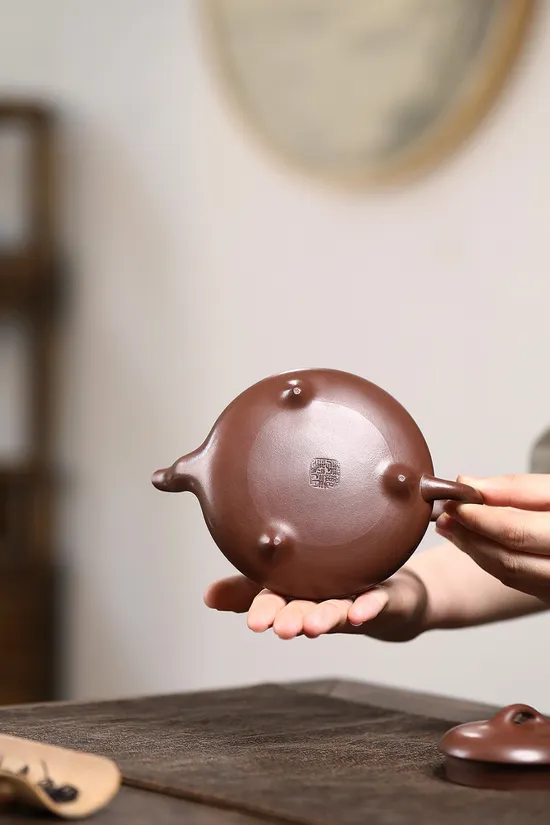 Zisha Teapots: Hantang Stone Ladle | Bao Yuhua | Wenge-era Zini clay 3