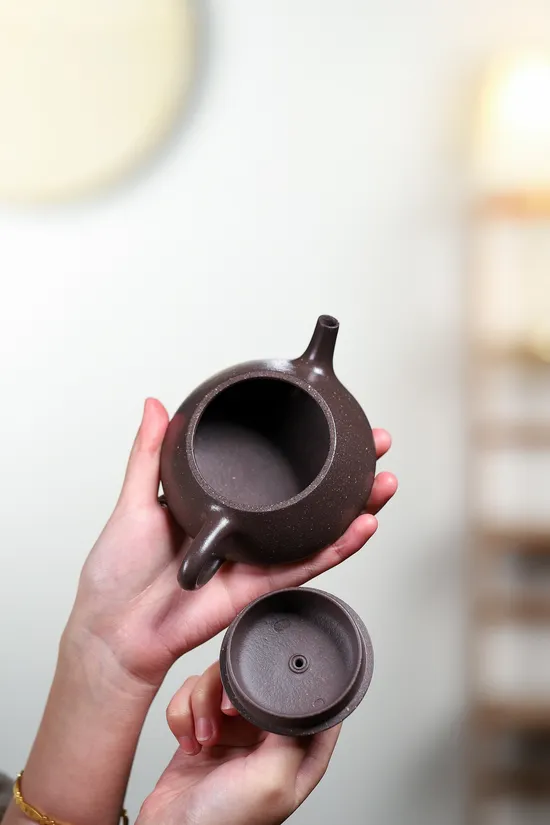 Vintage Zisha Clay Teapot | Handcrafted Yixing Pot | Yang Peng 5