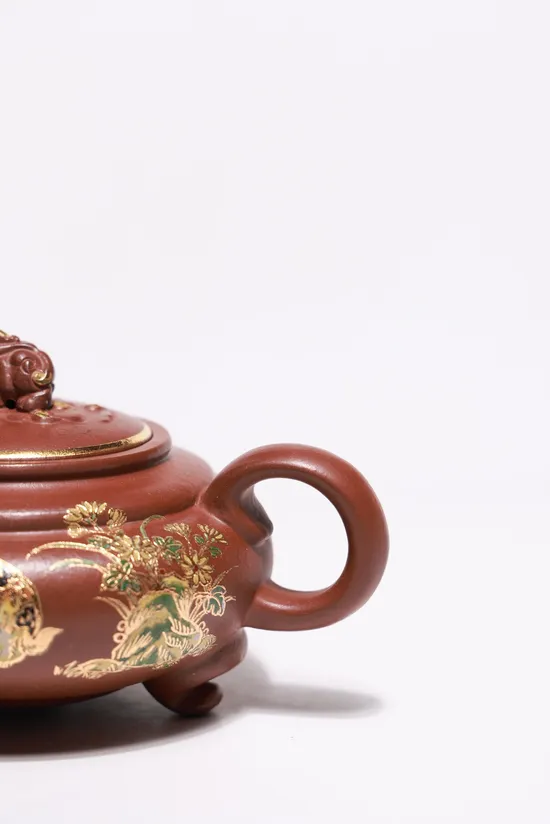 Zisha Teapots: Tri-Pod Auspicious Teapot | 3600 CNY 2