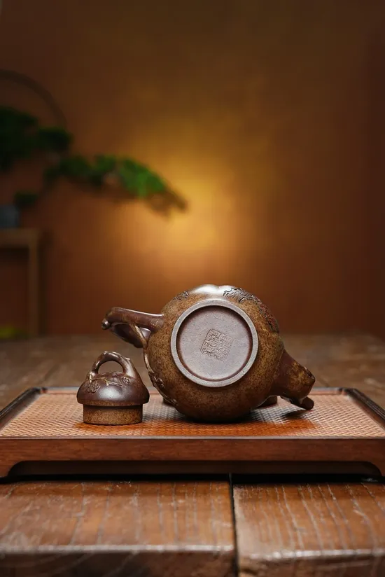 Zisha Teapots: Tiger Skin Gold Sand | Jianxin Fan 2