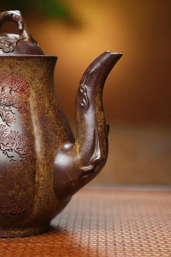 Zisha Teapots: Tiger Skin Gold Sand | Jianxin Fan 3