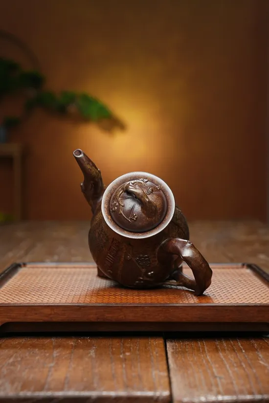 Zisha Teapots: Tiger Skin Gold Sand | Jianxin Fan 4
