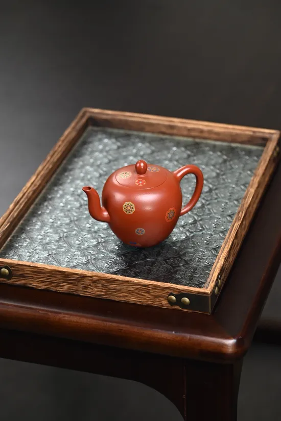 Zisha Teapots: premium wrinkled-skin red clay | 20cc capacity 7