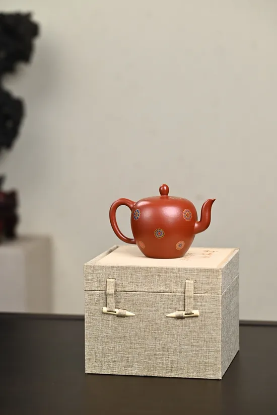 Zisha Teapots: premium wrinkled-skin red clay | 20cc capacity 8