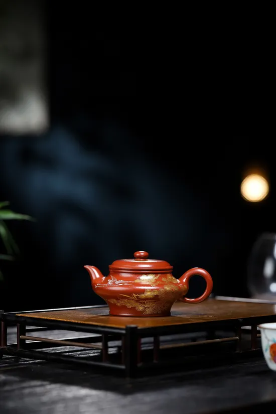 Zisha Teapots: Da Hong Pao clay | cloisonné enamel 1