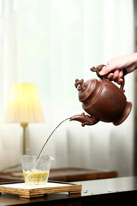 Premium Yixing Zisha Clay Teapot | Artisan Crafted Collectible 5