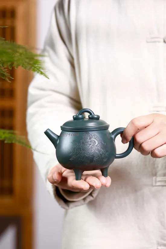Yixing Zisha Teapot, Handcrafted Collectible Ceramic Teapots 7