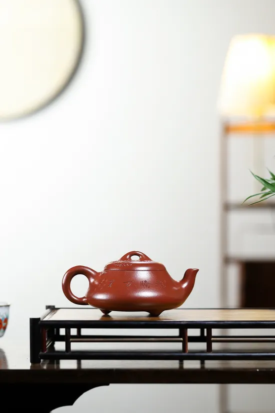 Yixing Clay Teapot with Carved Dragon Design | Yang Junbao Artistry 5
