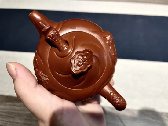 Yixing Clay Teapot | Handcrafted Dragon Fish Design | Artisan Craft 7