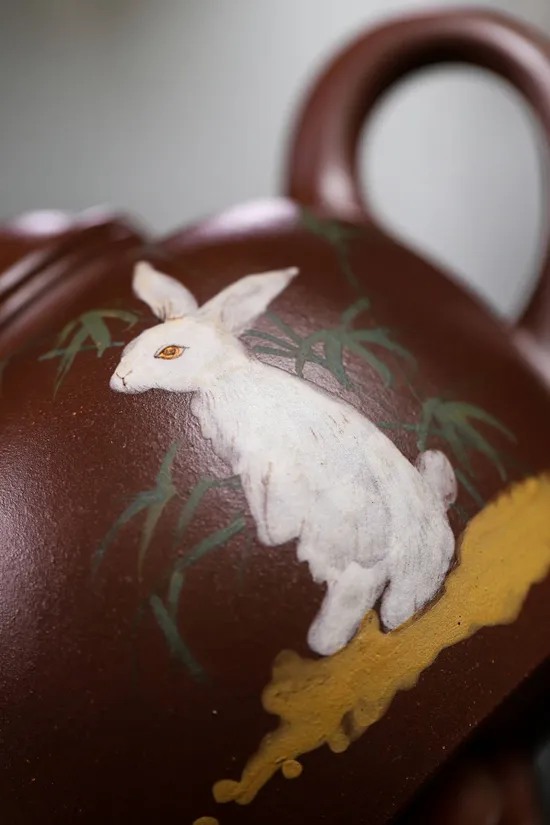 Premium Yixing Zisha Teapot | Handcrafted Collectible Artisan Ceramics 9
