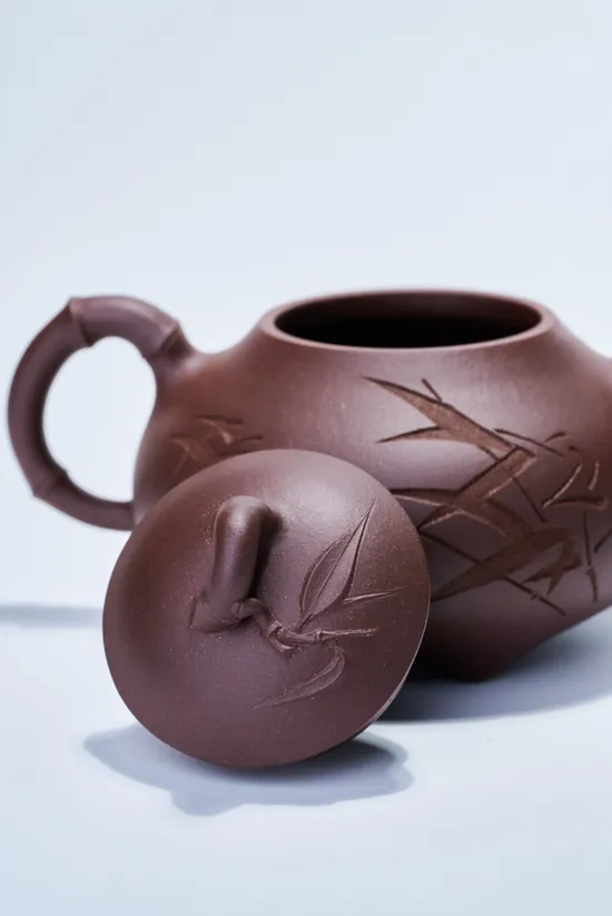 Premium Yixing Zisha Teapot 'Bamboo Milk' | R&D Master Craft 5