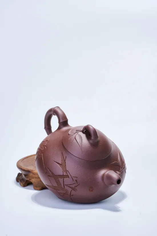 Premium Yixing Zisha Teapot 'Bamboo Milk' | R&D Master Craft 7