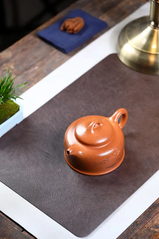 Handcrafted Yixing Zisha Teapot - Collectible Four Blessings Design 7