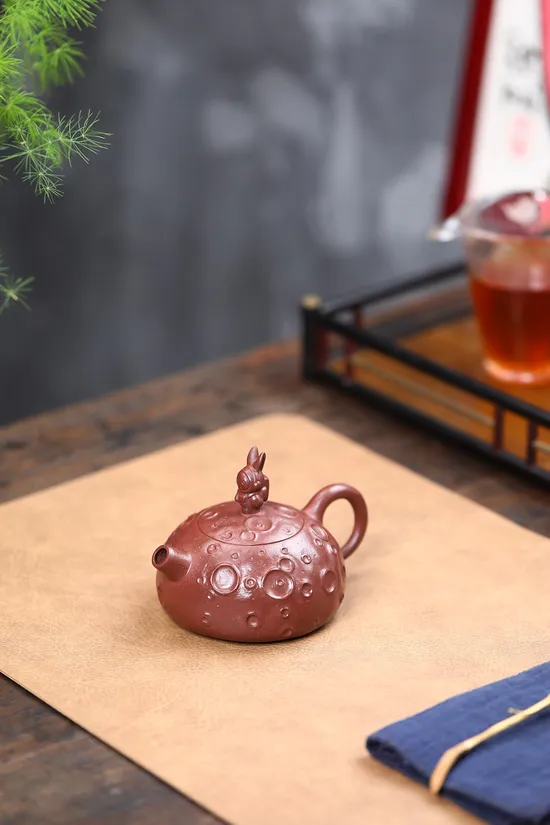 Zisha Teapots: Strolling on the Moon | original old purple clay 2