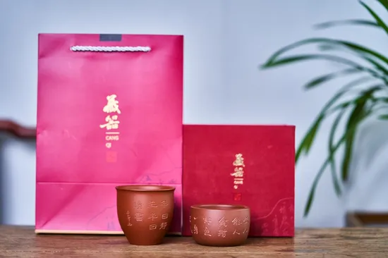 Premium Yixing Zisha Teacup - Exclusive Handcrafted Clay Masterpiece 2