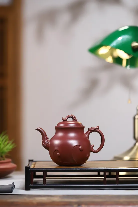 Yixing Zisha Teapot - Dragon Design Handcrafted Artisan Ceramics 2