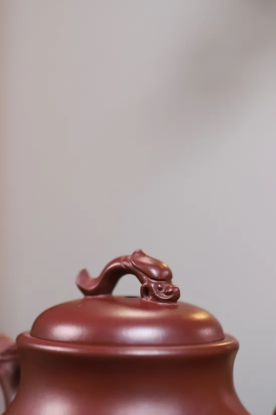Yixing Zisha Teapot - Dragon Design Handcrafted Artisan Ceramics 6