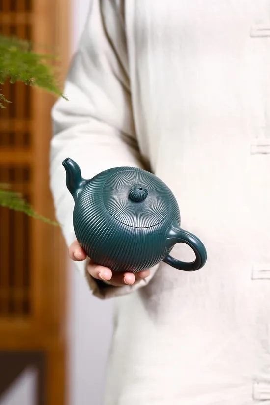 Yixing Clay Teapot | Handcrafted Zisha Pottery | Collectible Artisan Teapot 2