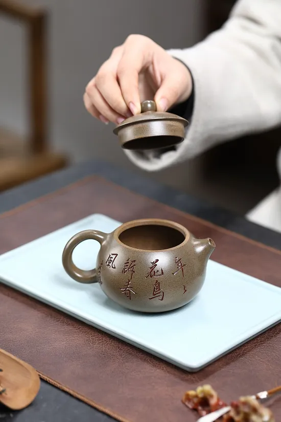 Premium Yixing Zisha Teapot | Handcrafted Artisan Clay Teapot 5