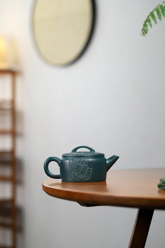 Yixing Teapot Sale | Handmade Zisha Clay Pot with Art Engraving 1