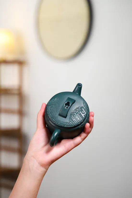 Yixing Teapot Sale | Handmade Zisha Clay Pot with Art Engraving 4