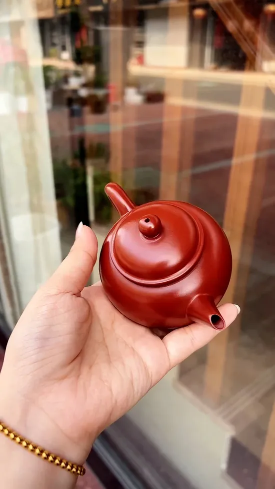 Yixing Clay Teapot | Handcrafted Crimson Red Clay | Wang Xiaoping 1