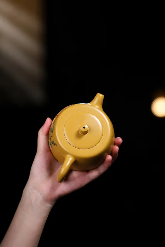 Zisha Teapots: National-Level Artisan Yang Junbao | Huangjin Zhuni clay 2