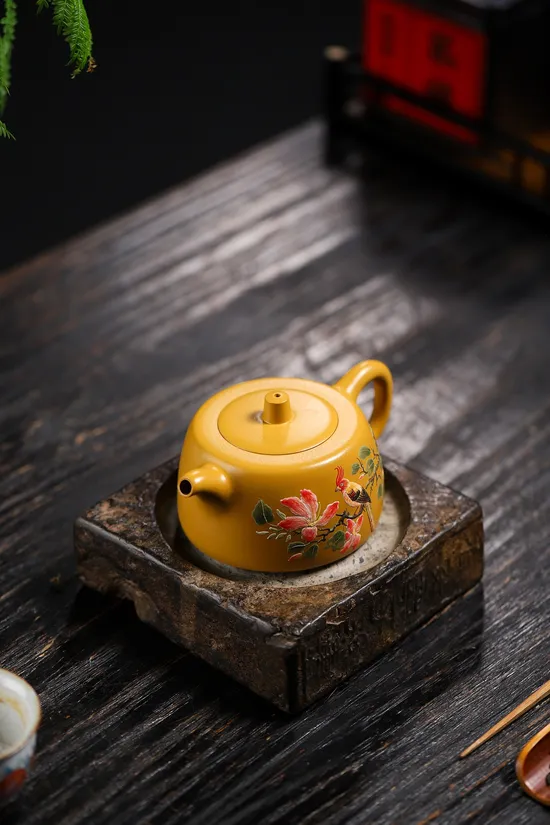Zisha Teapots: National-Level Artisan Yang Junbao | Huangjin Zhuni clay 4