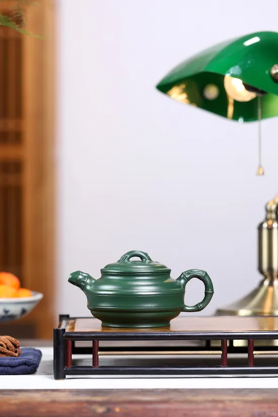 Zisha Teapots: Double Line Bamboo Drum | 2100 CNY 3