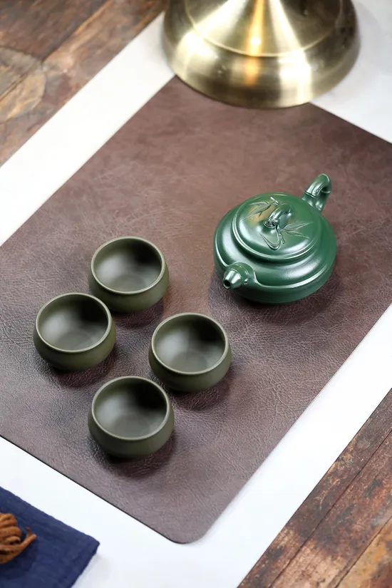 Zisha Teapots: Double Line Bamboo Drum | 2100 CNY 5