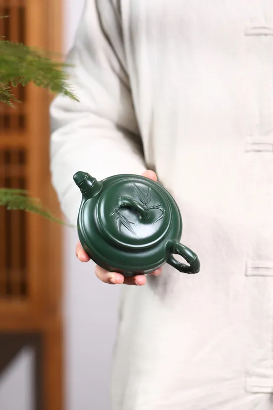 Zisha Teapots: Double Line Bamboo Drum | 2100 CNY 6
